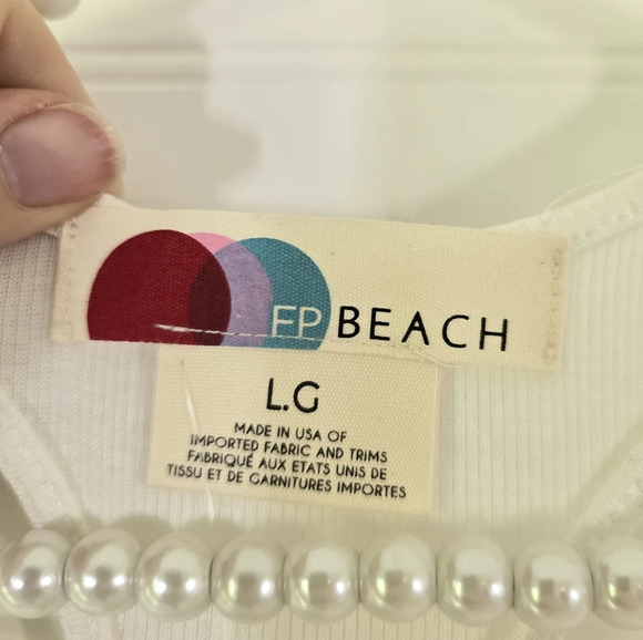 New Free People Bethany Sun Dress White Large Sundress - Picture 6 of 9